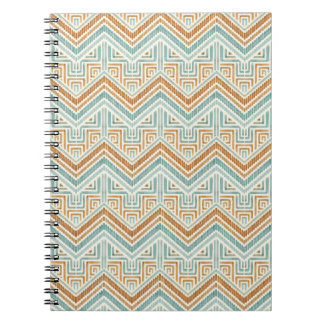 Kust Maze Waterverf Aqua & Terracotta Notitieboek