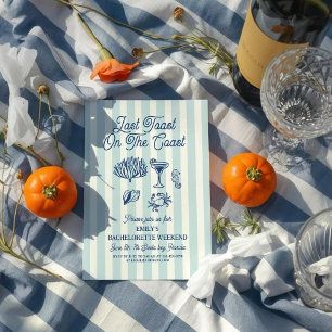 Kust met handschrift  Retro trouwkaart Kaart