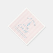 Kust Modern Bachelorette Party Papieren servetten (Hoek)