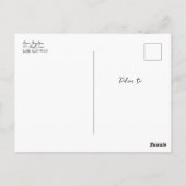 Kust Motorscooter Briefkaart (Achterkant)