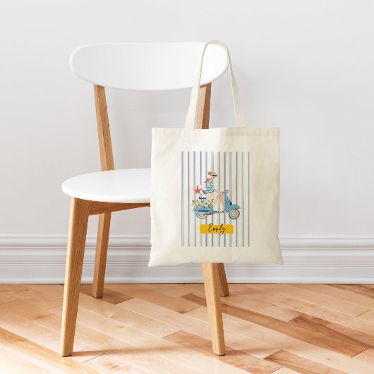 Kust Motorscooter Tote Bag