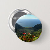 Kust Na Pali van Kauai Ronde Button 5,7 Cm (Voorkant /achterkant)