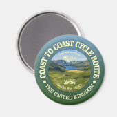 Kust naar Kust "C2C" (fietsen c) Magneet (Voorkant / Achterkant)