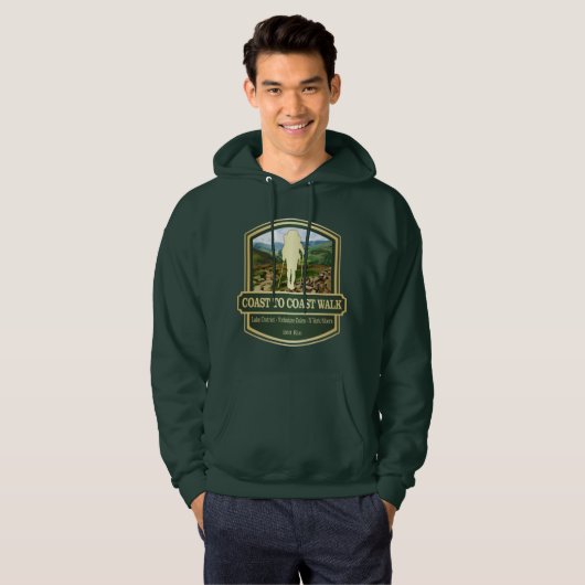Kust naar Kustwandeling (B) Hoodie (Voorkant volledig)
