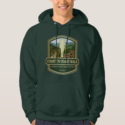 Kust naar Kustwandeling (B) Hoodie (Voorkant)