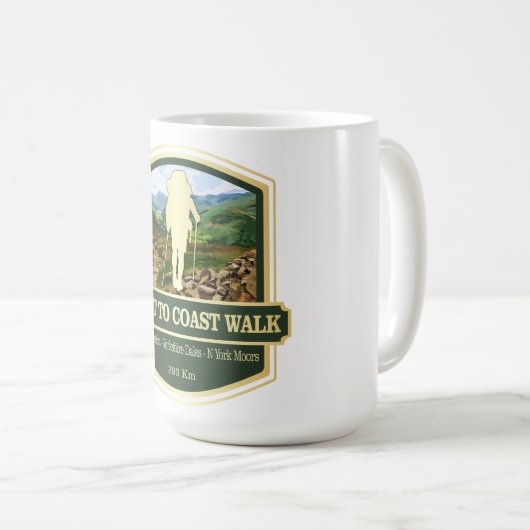 Kust naar Kustwandeling (B) Koffiemok (Voorkant rechts)