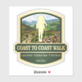 Kust naar Kustwandeling (B) Sticker (Vel)