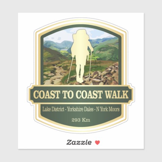 Kust naar Kustwandeling (B) Sticker (Vel)