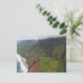 Kust Na'Pali - Kauai, Briefkaart Hawaï (Staand voorkant)