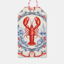 Kust Nautilus Maine Clambake Favor Tags