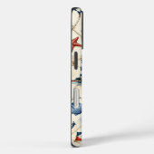 Kust nautisch naadloos patroon Case-Mate iPhone case (Achterkant / Rechts)