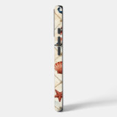 Kust nautisch naadloos patroon Case-Mate iPhone case (Achterkant / Links)