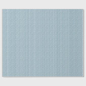 Kust nautisch patroon | Blauwe zeeschelp & zeepaar Cadeaupapier (Vlak)