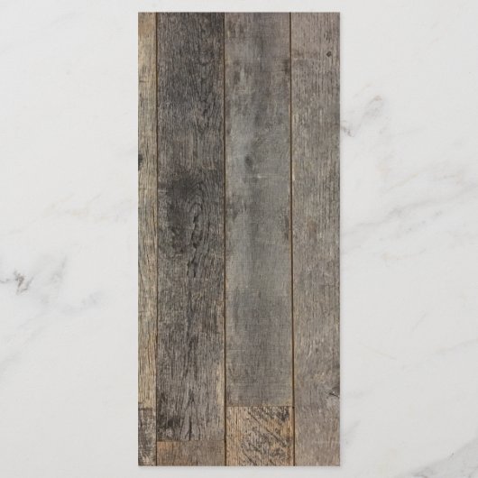 kust nautisch strand marine blauw bruiloft menu (Achterkant)