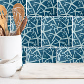 Kust Nautische Marine Blauw Strandpatroon Tegeltje