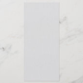 Kust Nautische Shell Classic formele bruiloft Menu (Achterkant)