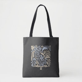 Kust Oceaan Leven Doodle Kunst Tote Bag