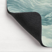 Kust Ocean Waves Nautical Seafoam Surf Geïnspireer Muismat (Hoek)