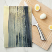 Kust ochtend over stilstaand water theedoek (Quarter Fold)