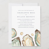 Kust Oester All in One QR Code Huwelijk Kaart (Voorkant)