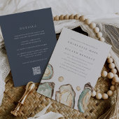 Kust Oester All in One QR Code Huwelijk Kaart