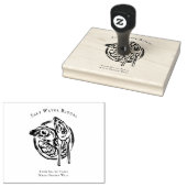 Kust Oester Illustratie Rubber Stempel (Gestempeld)