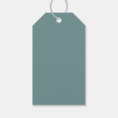 Kust Oester Schelp Kerstmis Cadeaulabel (Achterkant)