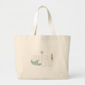 Kust Oost Grote Tote Bag (Voorkant)