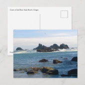Kust op Seal Rock Oregon Briefkaart (Voorkant / Achterkant)