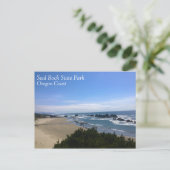 Kust op Seal Rock, Oregon Briefkaart (Staand voorkant)