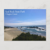 Kust op Seal Rock, Oregon Briefkaart (Voorkant)