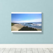 Kust op Seal Rock, Oregon Canvas Afdruk (Insitu (Houten vloer))