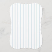 Kust Oud Geld Blauw Pinstreep Tafelnummer (Achterkant)