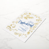 Kust Oyster Roast Folie Uitnodiging (Gedraaid)