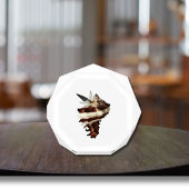 Kust paperweight vlinder bureau decor fotoblokken