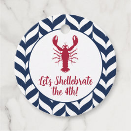 Kust Patriottische 4 juli Shellebrate Bedankjes Labels