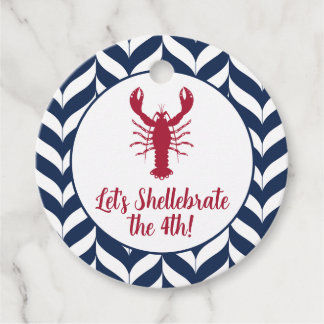Kust Patriottische 4 juli Shellebrate Bedankjes Labels