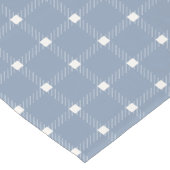 Kust Preppy Stofblauw Gingham Plaid   Korte Tafelloper (Hoek)