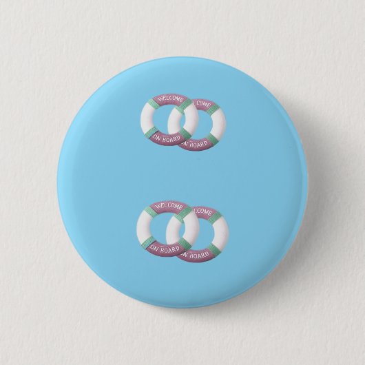 Kust reddingsboei Badge Ronde Button 5,7 Cm (Voorkant)