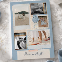 Kust Reis Collage Familie Foto Kerstmis
