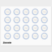 Kust- Ronde Sticker (Vel)