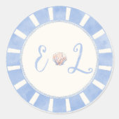 Kust- Ronde Sticker (Voorkant)