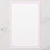 Kust Roze Palmetto Palm Boom Persoonlijk Briefpapier (Achterkant)