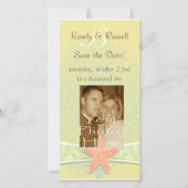 Kust Save the Date Fotokaart (Voorkant)