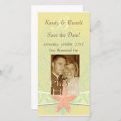 Kust Save the Date Fotokaart (Voorkant / Achterkant)