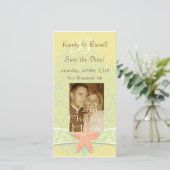 Kust Save the Date Fotokaart (Staand voorkant)