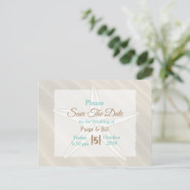 Kust Starfish Wedding Save the Date Briefkaart