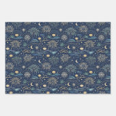 Kust Starlight Vuurwerkpatroon Inpakpapier Vel (Voorkant 3)