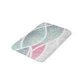 Kust/strand abstracte golven badmat (Gekanteld)