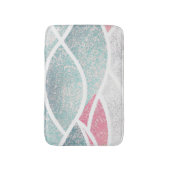 Kust/strand abstracte golven badmat (Voorkant Verticaal)